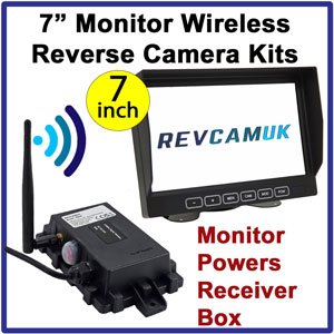 7" Monitor Wireless Reversing Camera Systems