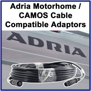 Adria & Camos Compatible Motorhome Replacement Reverse Camera Adaptor Sets & Bundles