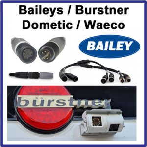 Dometic / Waeco / Baileys & Burstner Motorhome Reverse Camera Adaptors