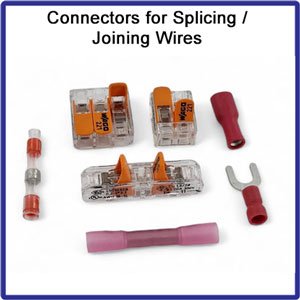 Connectors for splicing in to wires