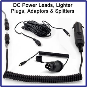 DC Power Leads, Lighter Plugs, Adaptors