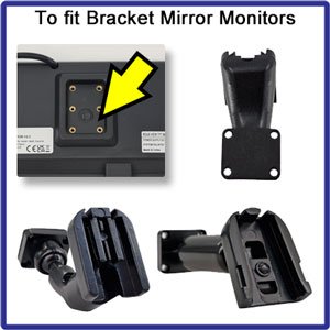 Fixing Brackets for Rear View Mirror Monitors