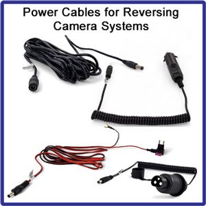 Power Cables for reversing camera kits