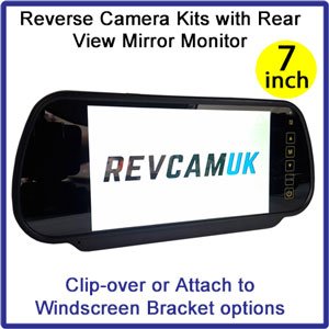 7" Rear View Mirror Monitor Reversing Camera Kits