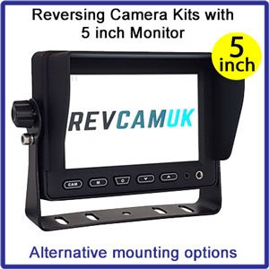 5" Compact Monitor Reversing Camera Kits