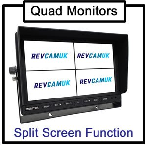 Agricultural CCTV Split Screen Monitors