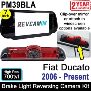 Reversing Camera Kit for Fiat Ducato (2006-Present) to fit Brake Light | PM39BLA