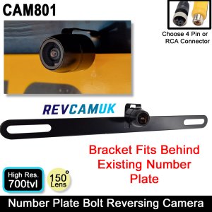 Behind License Plate Bracket Reversing Camera | CAM801