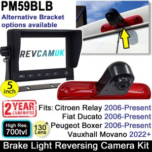Fiat Ducato, Citroen Relay, Peugeot Boxer Reversing Camera System for 2006+ Van Brake Light | PM59BLB