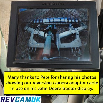 John Deere 6R 7-Pin AMP Reversing Camera Adaptor Cable | Adaptor-JD1
