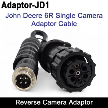 John Deere 6R 7-Pin AMP Reversing Camera Adaptor Cable | Adaptor-JD1