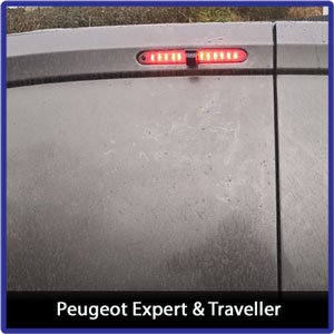 Peugeot Expert & Traveller Brake Light Reversing Camera Kits