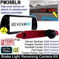 Citroen Berlingo, Peugeot Partner, Fiat Doblo, Vauxhall Combo and Toyota Proace City vans Mirror Monitor and Brake Light Reversing Camera Kit  | PM39BLN