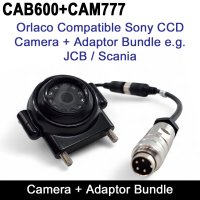 Orlaco-Compatible Reversing Camera & CAB600 Adaptor Bundle (OEM Housing Fit) | CAM777+CAB600