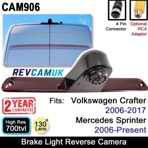 Mercedes Sprinter and VW Crafter Reverse Camera for Brake Light | CAM906