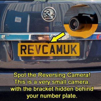 Behind License Plate Bracket Reversing Camera | CAM801