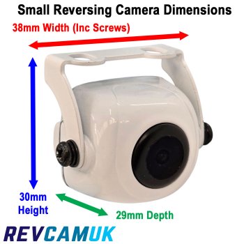 Mini/Small White Reversing Camera | CAM529