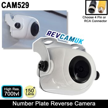 Mini/Small White Reversing Camera | CAM529