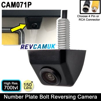 Bolt to Number Plate Reversing Camera | CAM071P