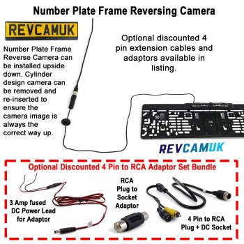 Number Plate Frame Reversing Camera | CAM104