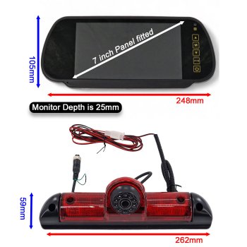 Reversing Camera Kit for Peugeot Boxer (2006-Present) to fit Brake Light | PM39BLA