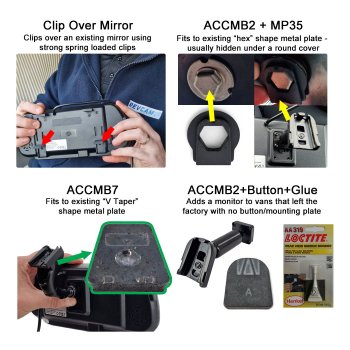 Reversing Camera Kit for Citroen Relay (2006-Present) to fit Brake Light | PM39BLB