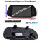 Wireless Small White Bracket Reverse Camera Kit with Mirror Monitor Display | DW36W