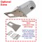 White Overhang Roof Mount Reverse Camera for Vans - 1/3" Sony CCD 700TVL sensor | VANCAMW