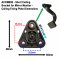 Ceiling Mount Swan neck bracket for non clip-over mirror monitors with 4 screw hole mounting - ACCMB6