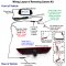 Ford Transit Custom 2024+ VW Transporter T7 Mirror Monitor Camera Kit | PM39BLT