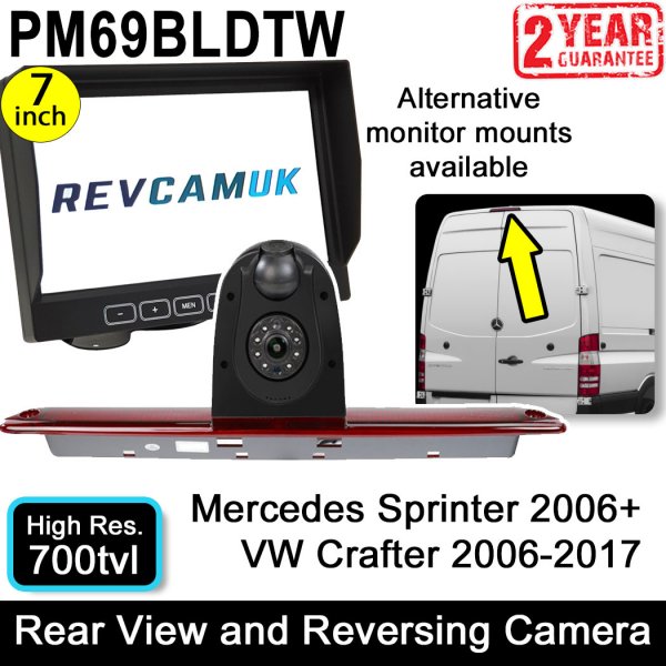 Reversing Cameras UK Ltd > Van Brake Light Reversing Camera Kits