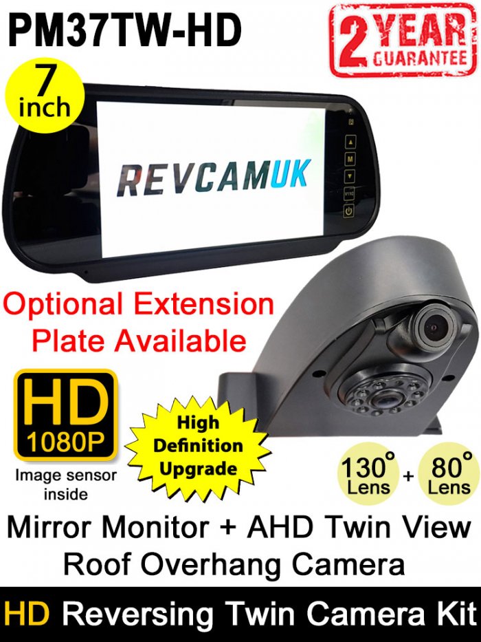 Reversing Cameras UK Ltd > 7" Rear View Mirror Monitor Reversing Camera Kits > 7" Mirror Monitor