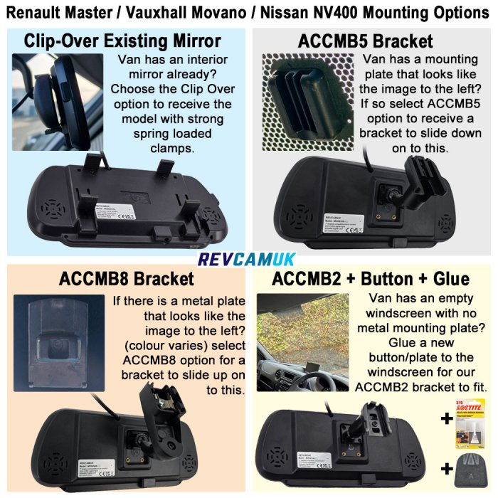 Reversing Cameras UK Ltd > Van Brake Light Reversing Camera Kits ...